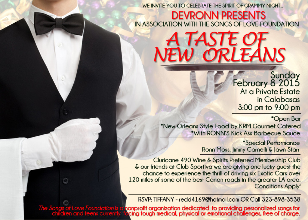 Devronns A Taste of New Orleans Invite