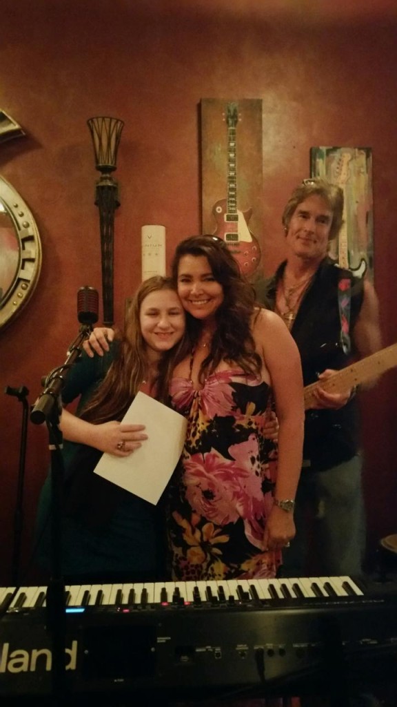 Carly, Devin and Ronn Moss