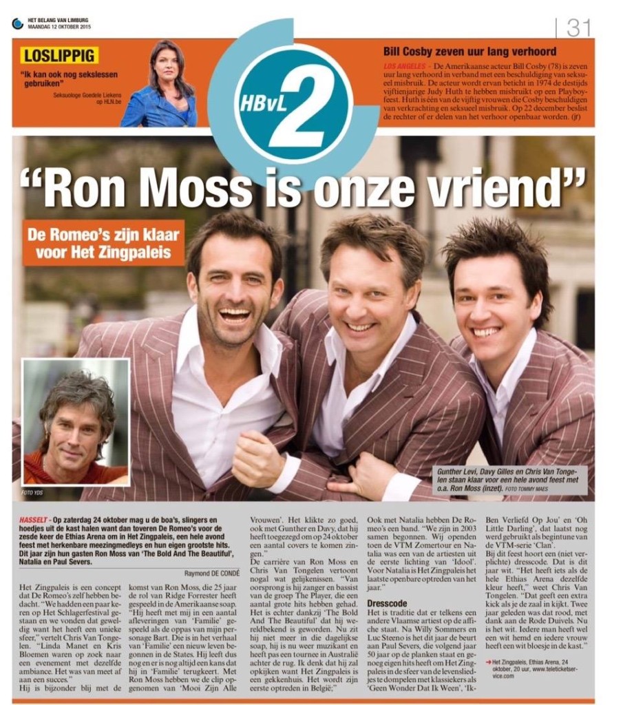 Ronn Moss & DeRomeos
